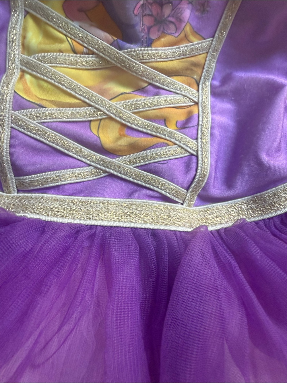 Disney Rapunzel Purple Tutu Costume Dress - Picture 3 of 11